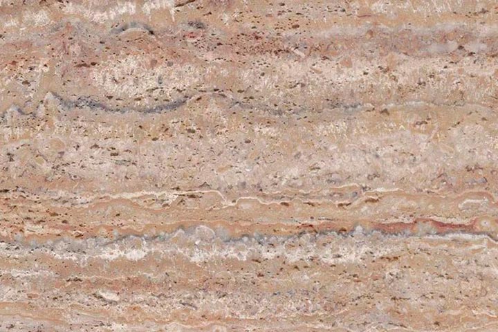 Гибкая керамика Травертин Греция 4.0 1200x600 Кама Красный